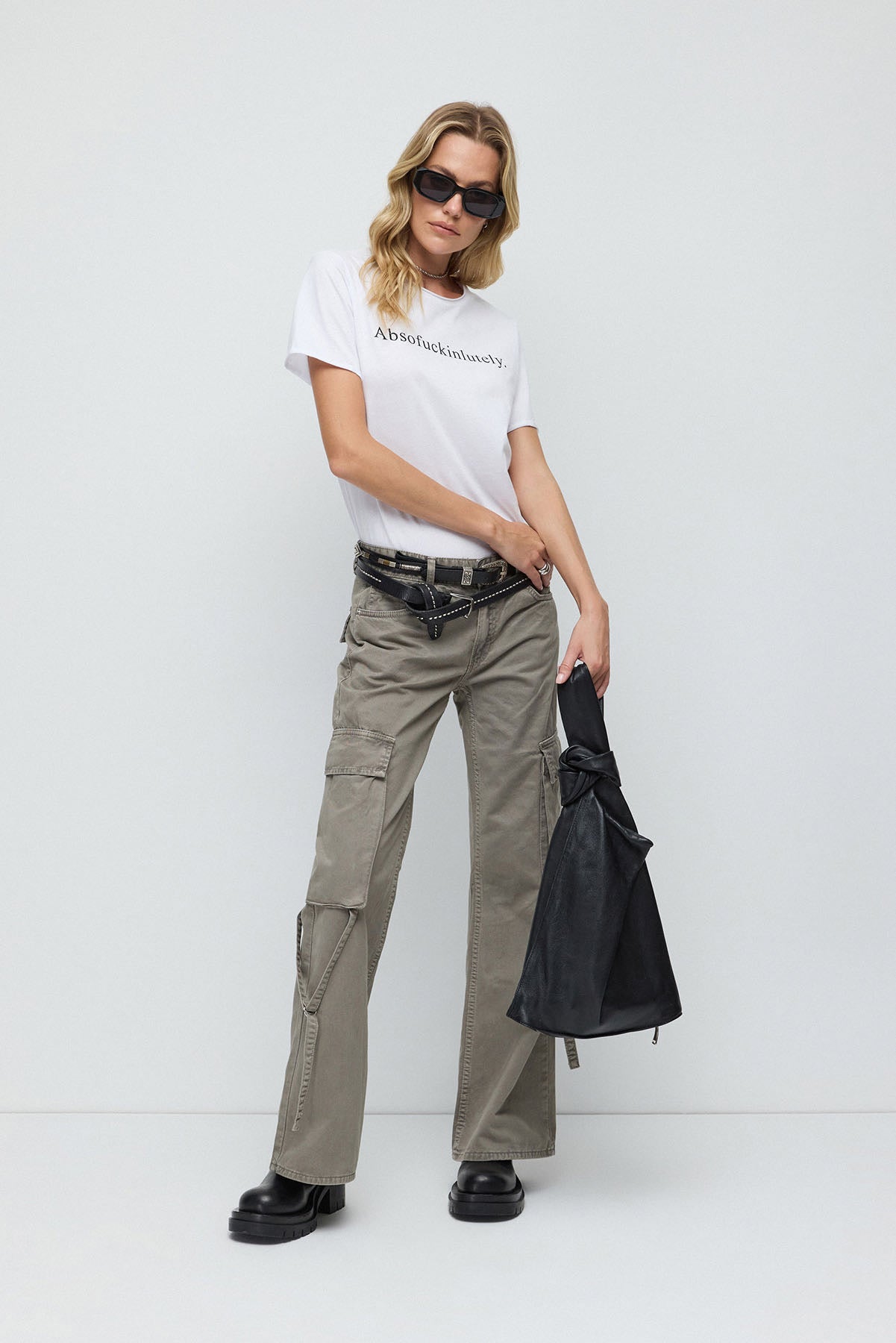 Bedrucktes Basic-T-Shirt