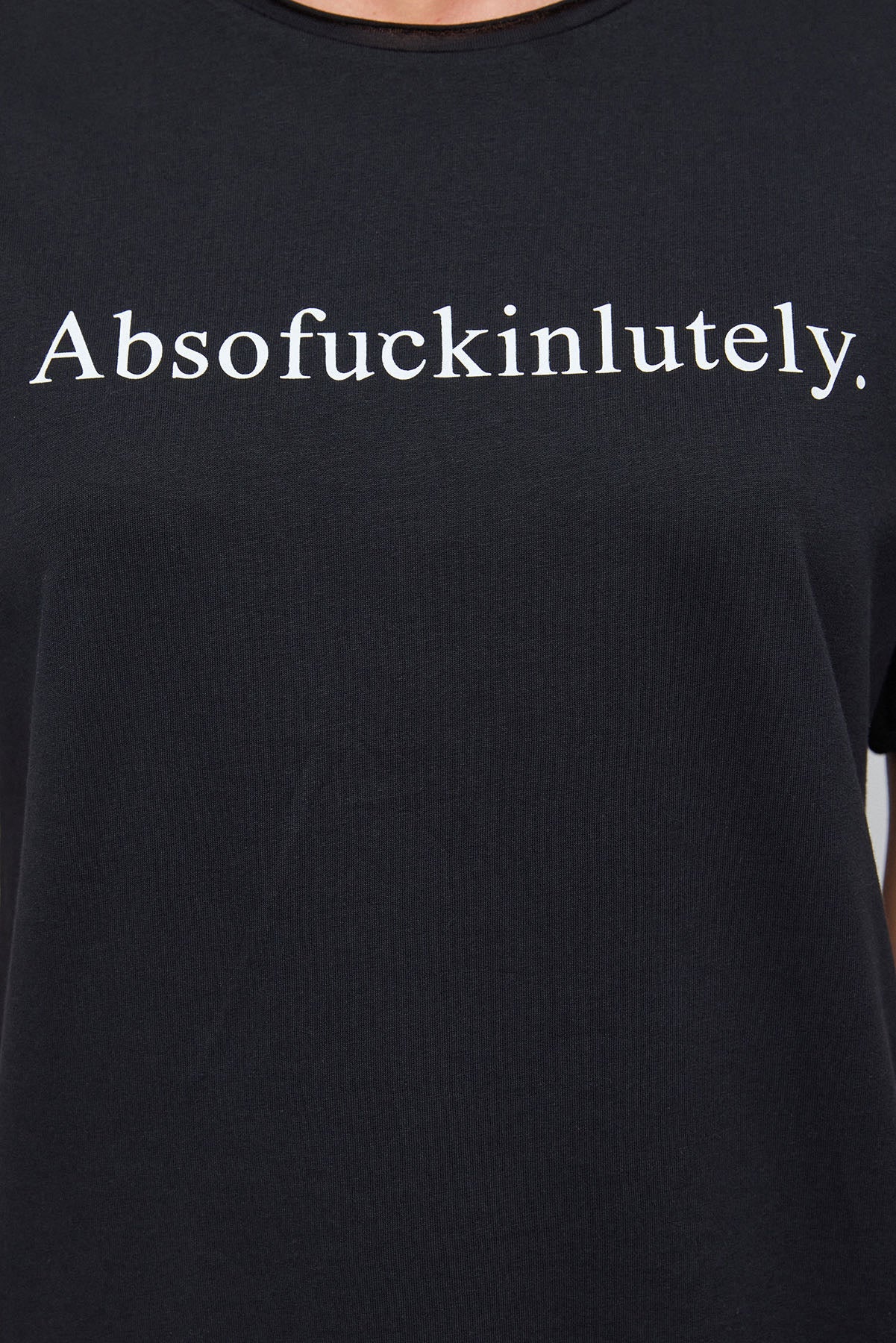 Bedrucktes Basic-T-Shirt