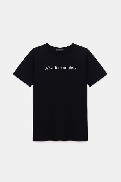 Bedrucktes Basic-T-Shirt