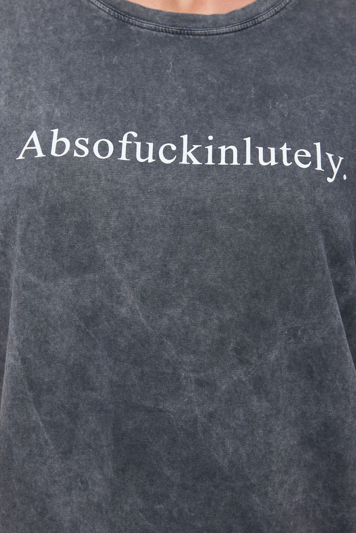 Bedrucktes Basic-T-Shirt