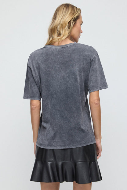 Bedrucktes Basic-T-Shirt