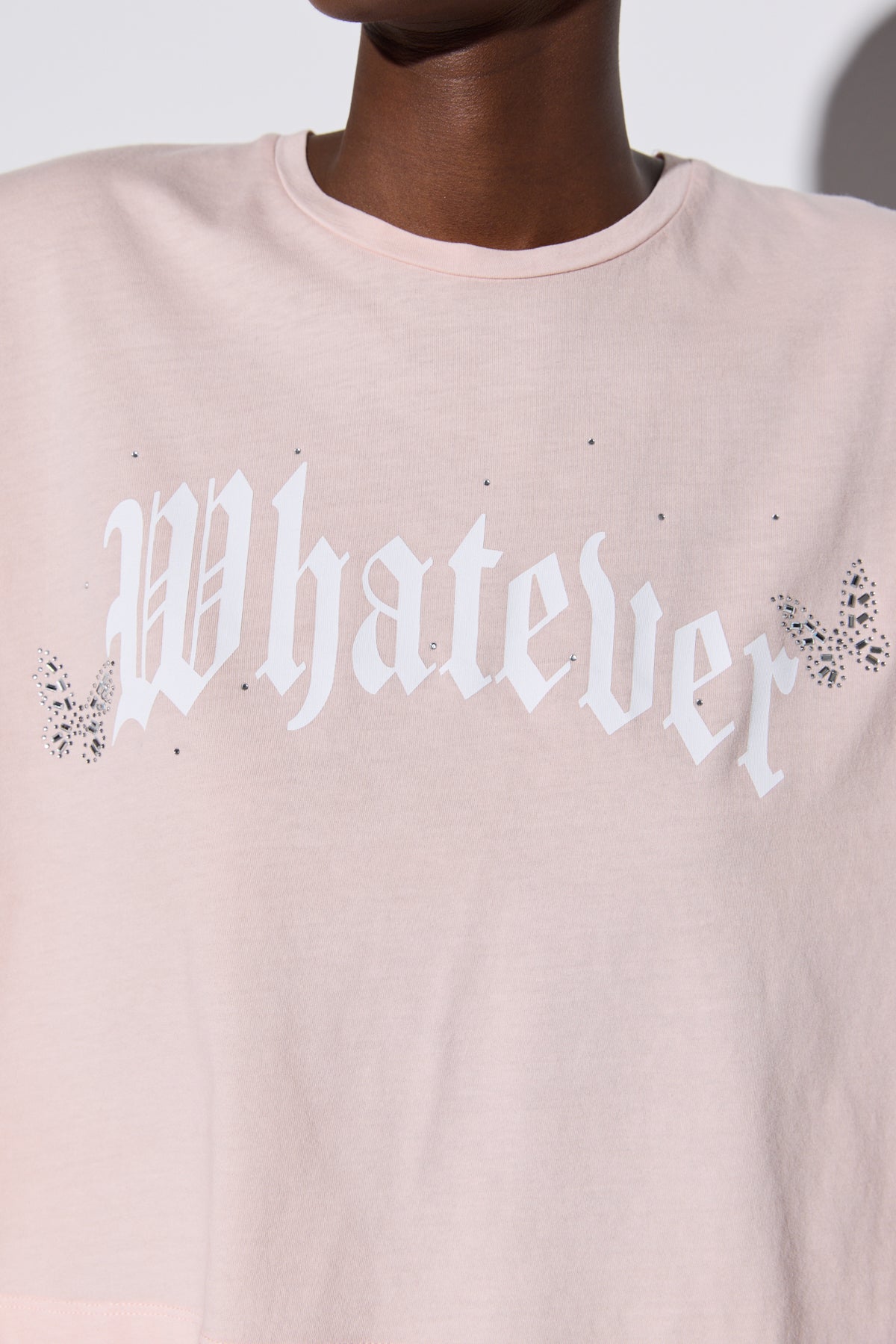 Bedrucktes Crop-T-Shirt