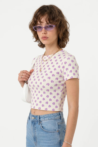 Bedrucktes Crop Top