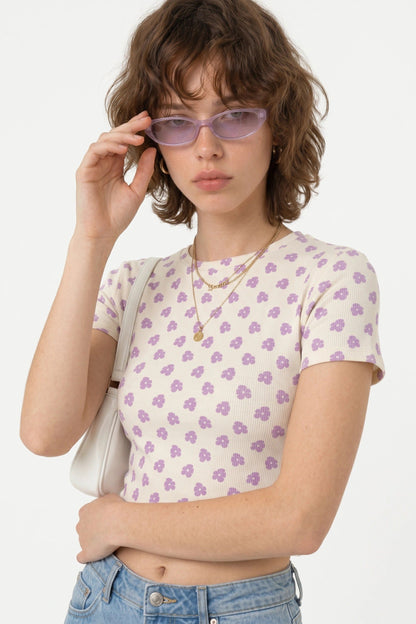 Bedrucktes Crop Top