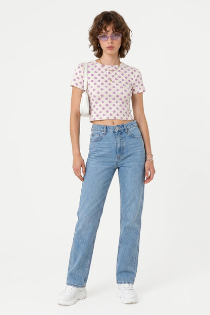 Bedrucktes Crop Top