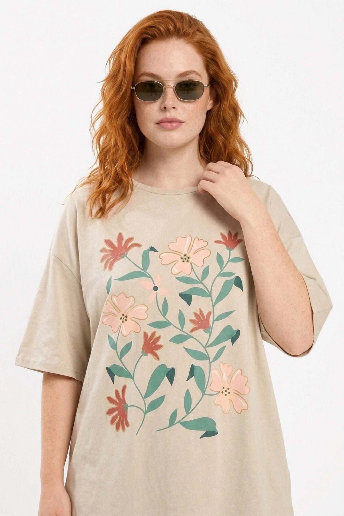 Bedrucktes Oversized T-Shirt