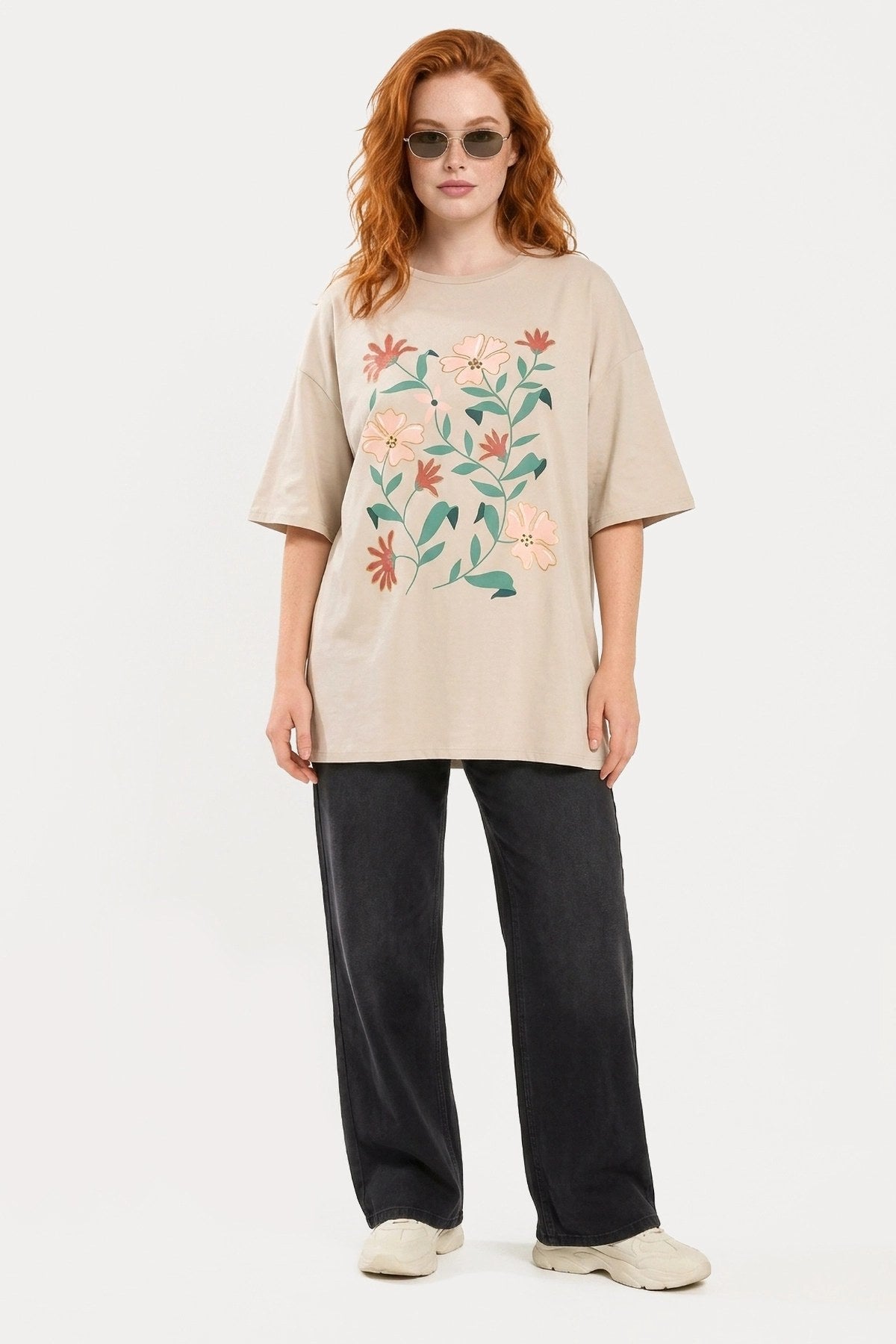Bedrucktes Oversized T-Shirt