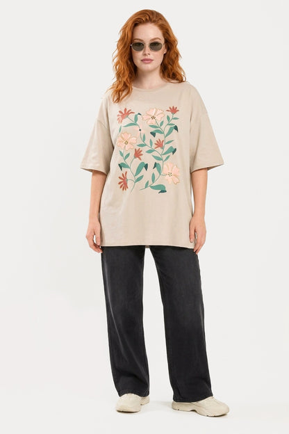 Bedrucktes Oversized T-Shirt
