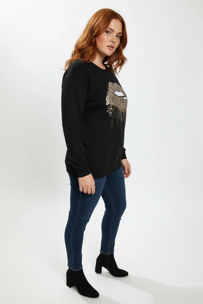 Bedrucktes Sweatshirt