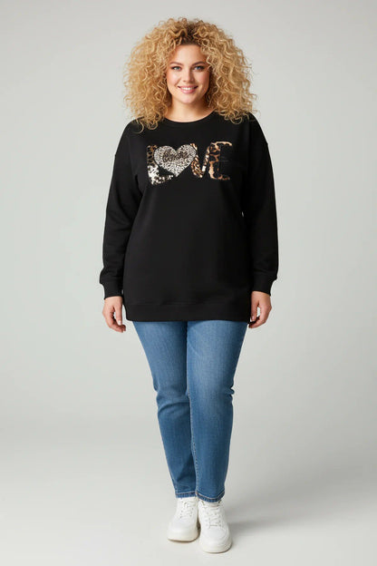 Bedrucktes Sweatshirt