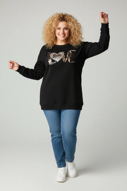 Bedrucktes Sweatshirt