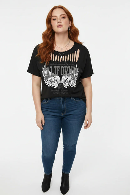 Bedrucktes T-Shirt