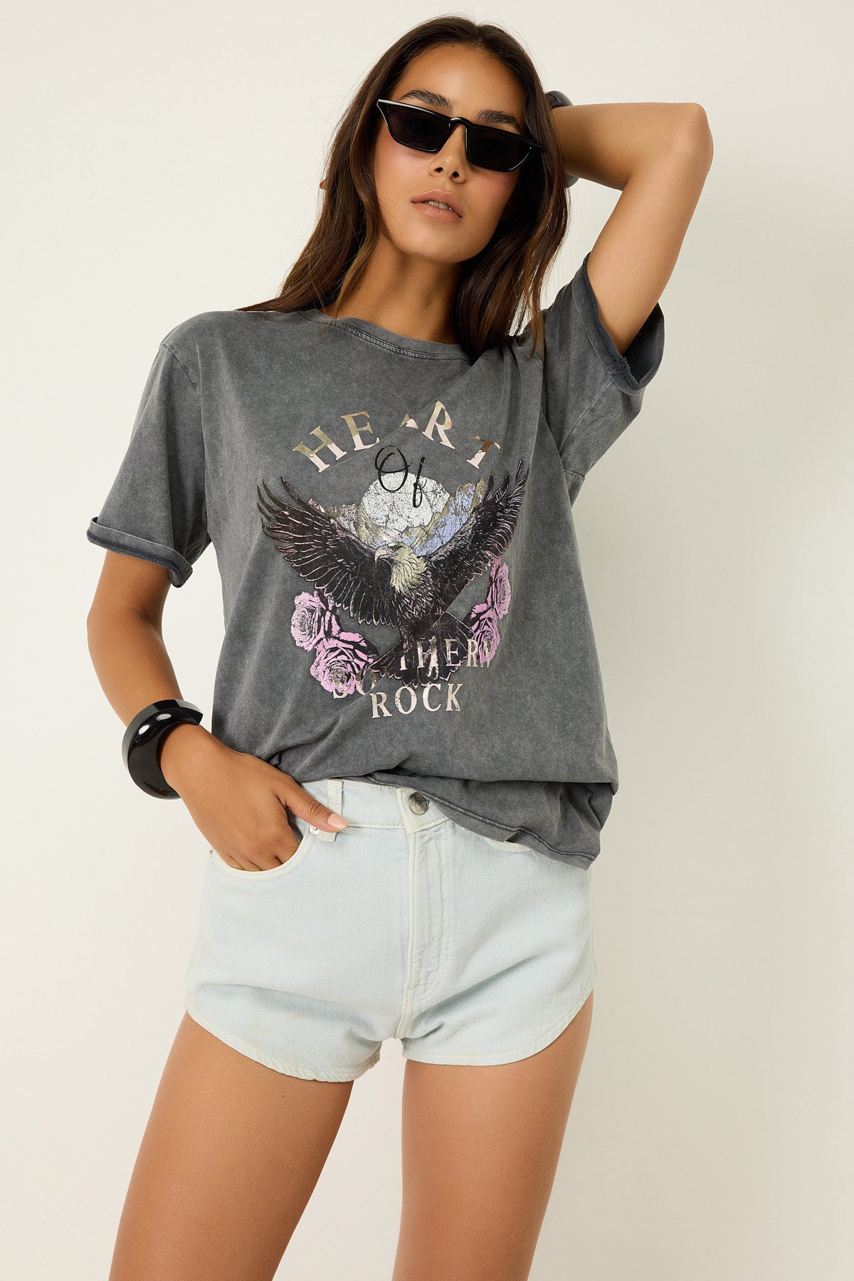 Bedrucktes Oversize-T-Shirt