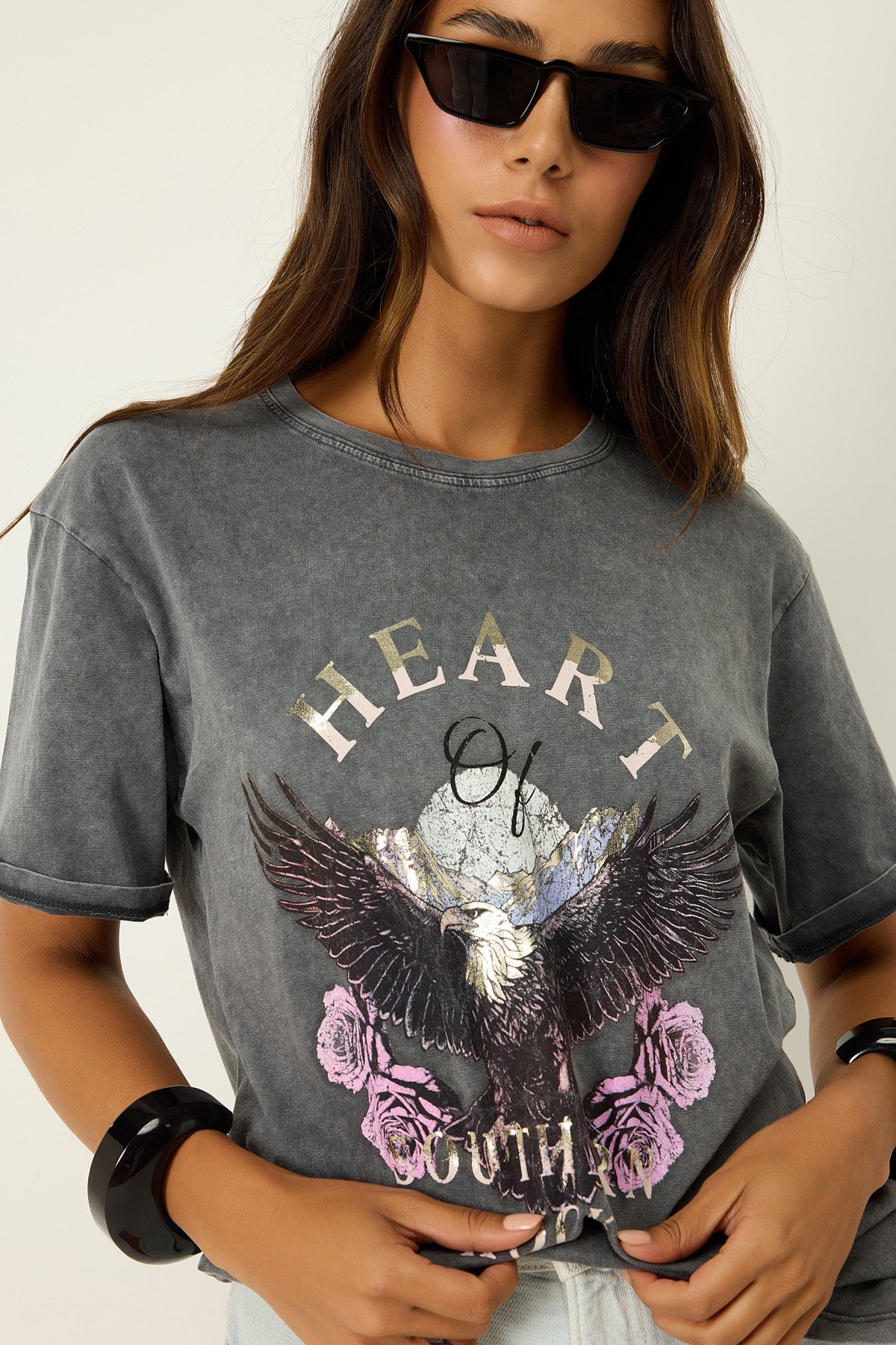 Bedrucktes Oversize-T-Shirt