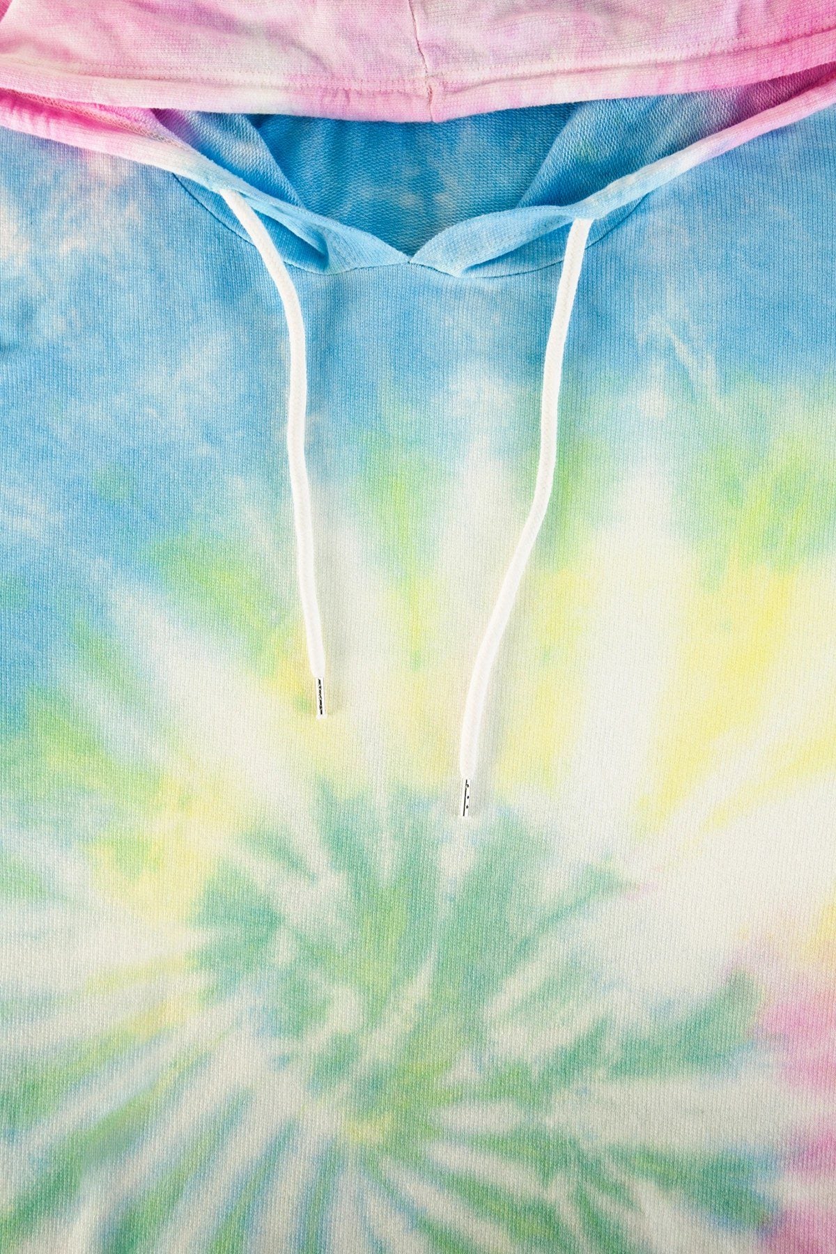 Batik-Muster Kapuzenpullover