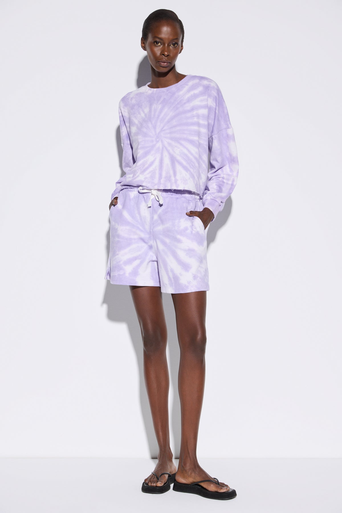 Shorts mit elastischem Bund und Taschen
