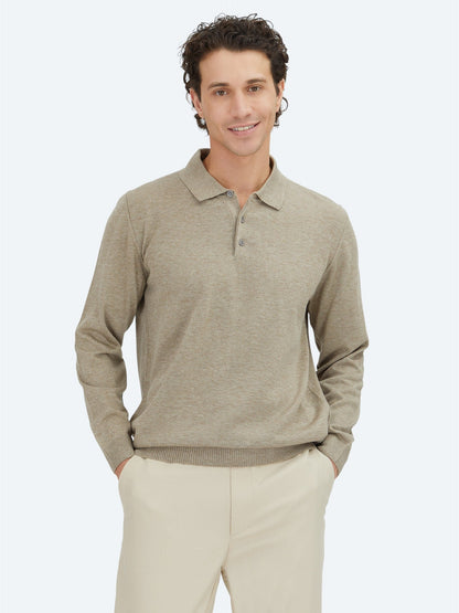 Beige Strickpullover