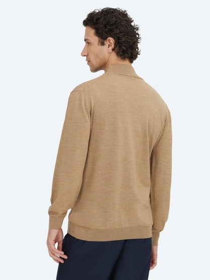Beige Strickpullover