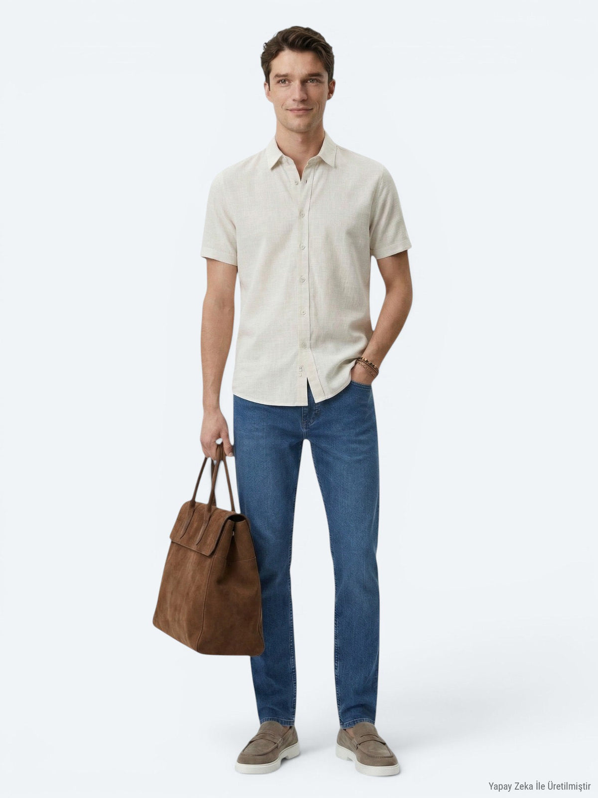 Gemustertes Regular Fit Freizeithemd