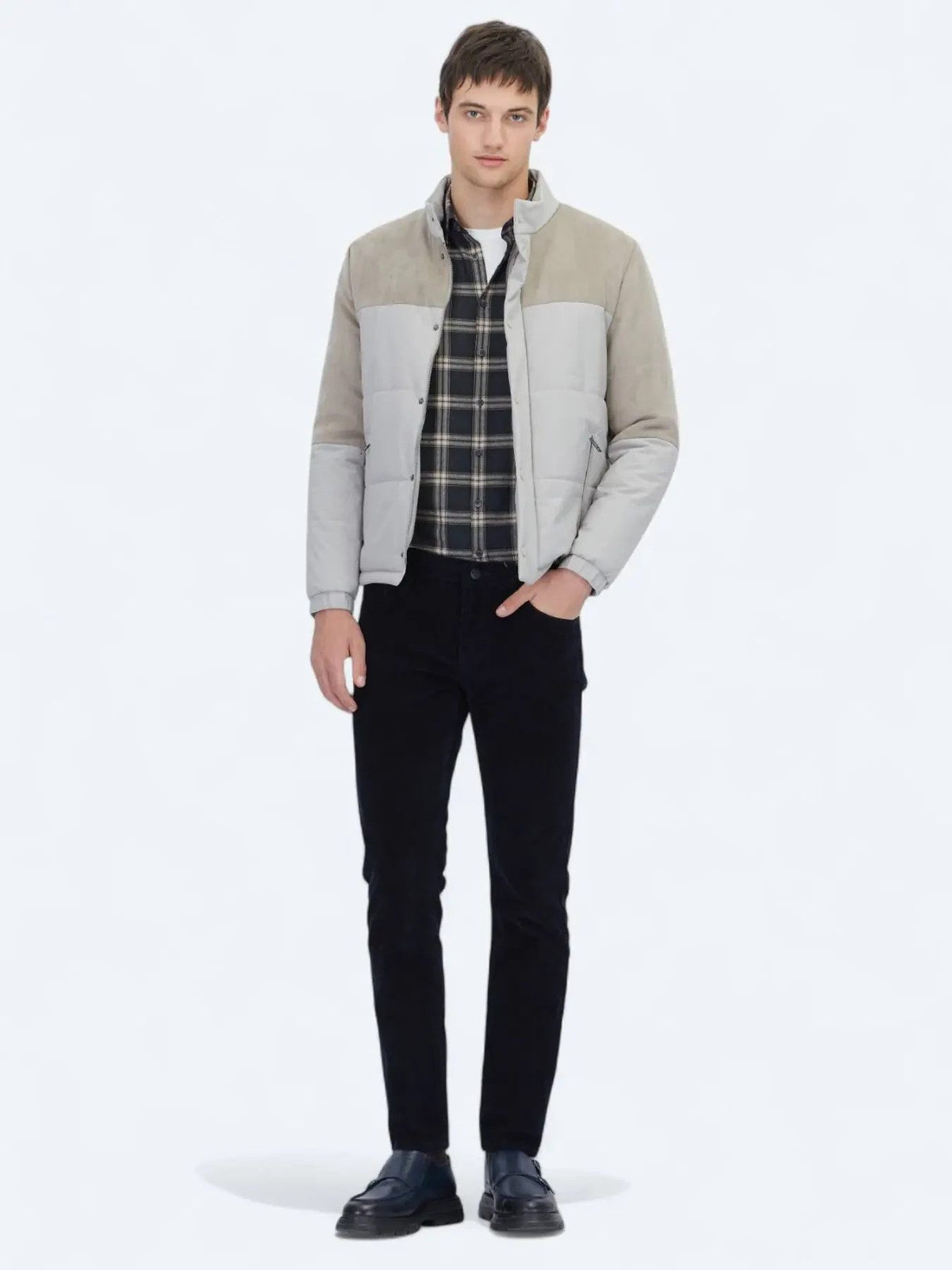 Beige Regular Fit Blazer - Beiger Regular Fit Blazer