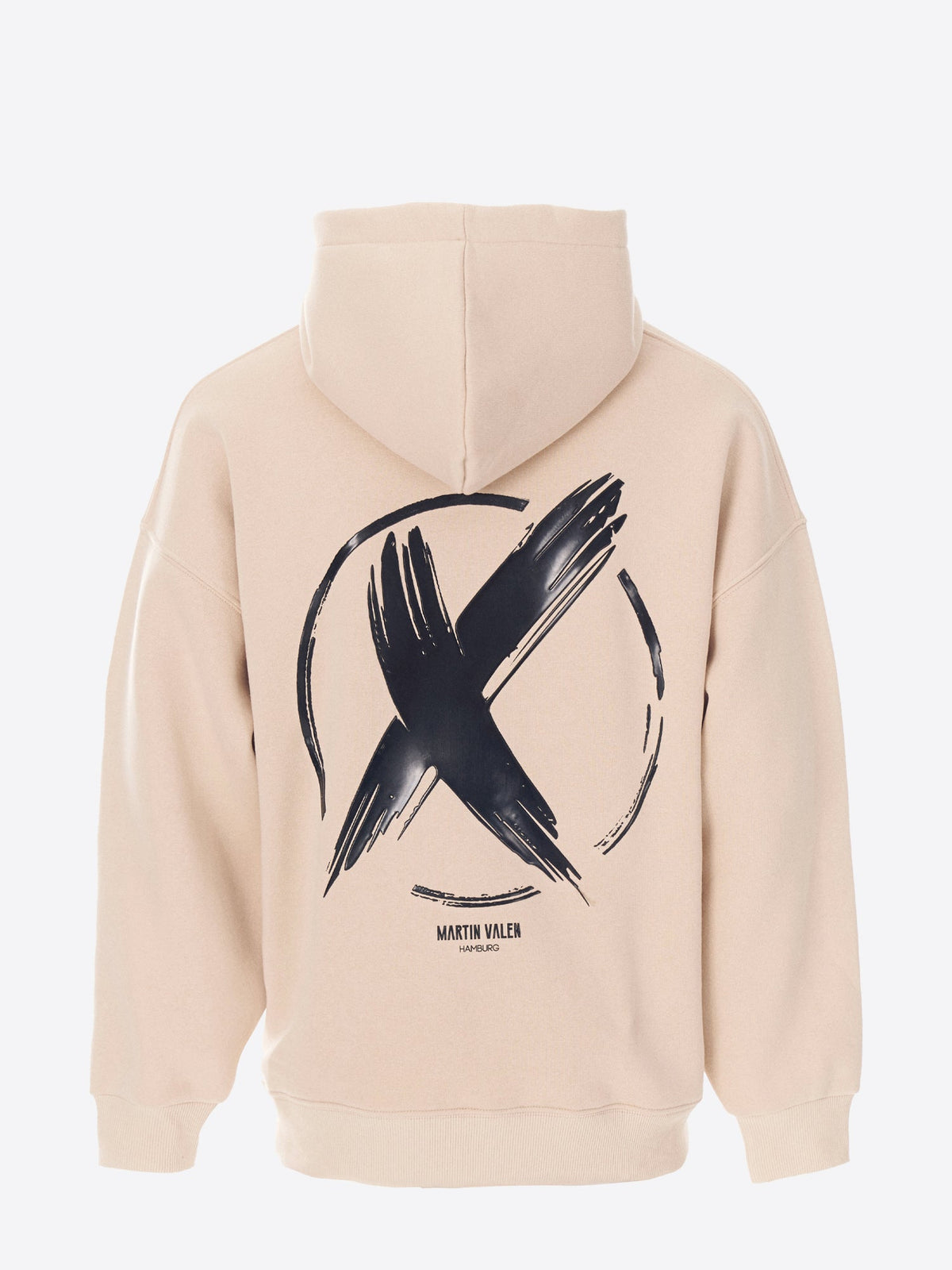 MenX-Mark Herren Kapuzenpullover - Bej (Groß)