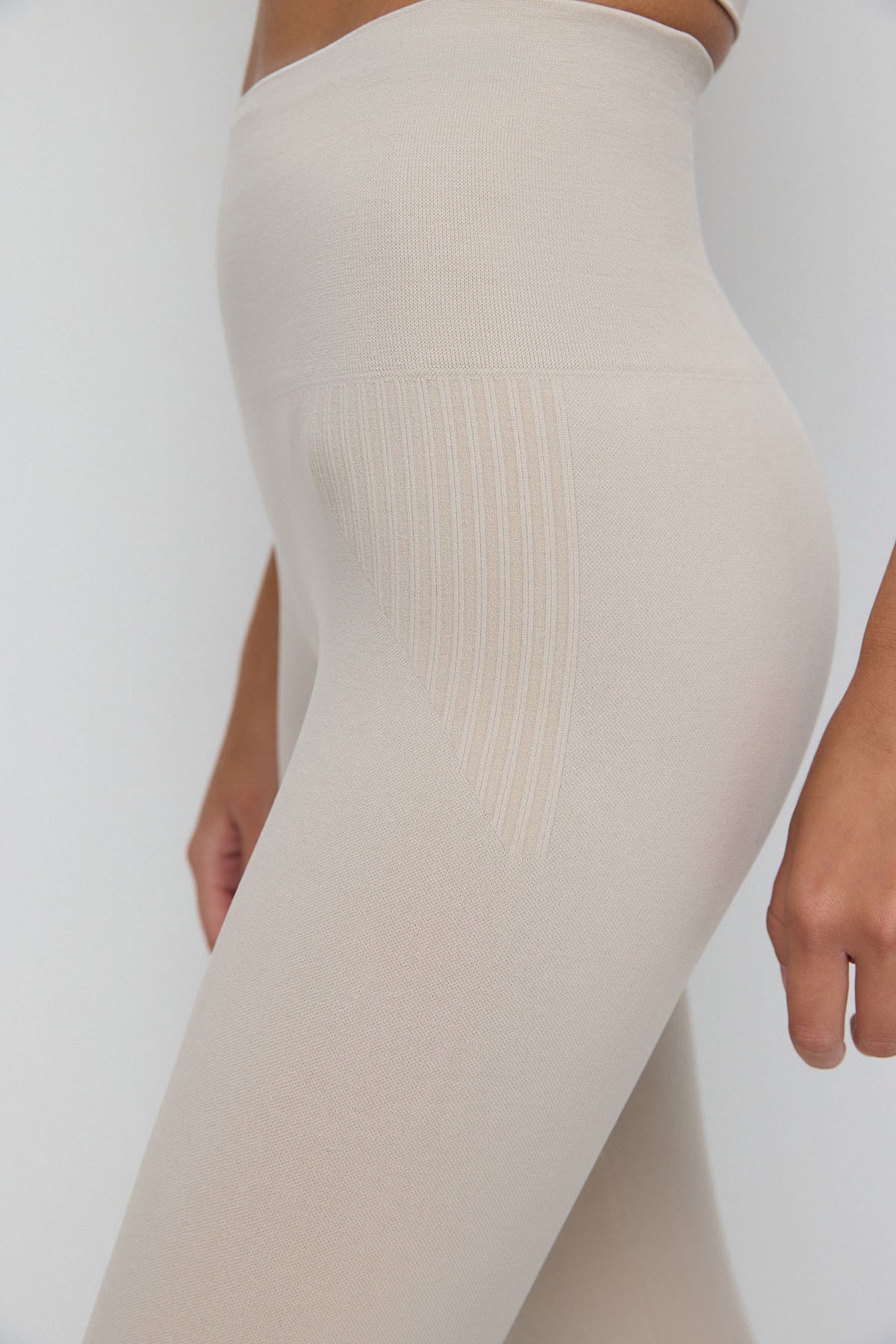 Sportleggings mit hohem Bund