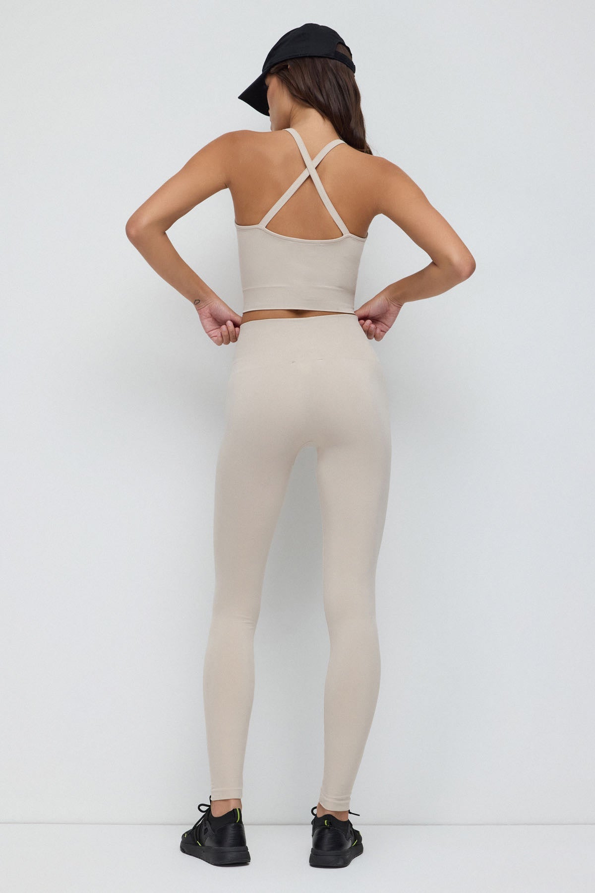 Sportleggings mit hohem Bund