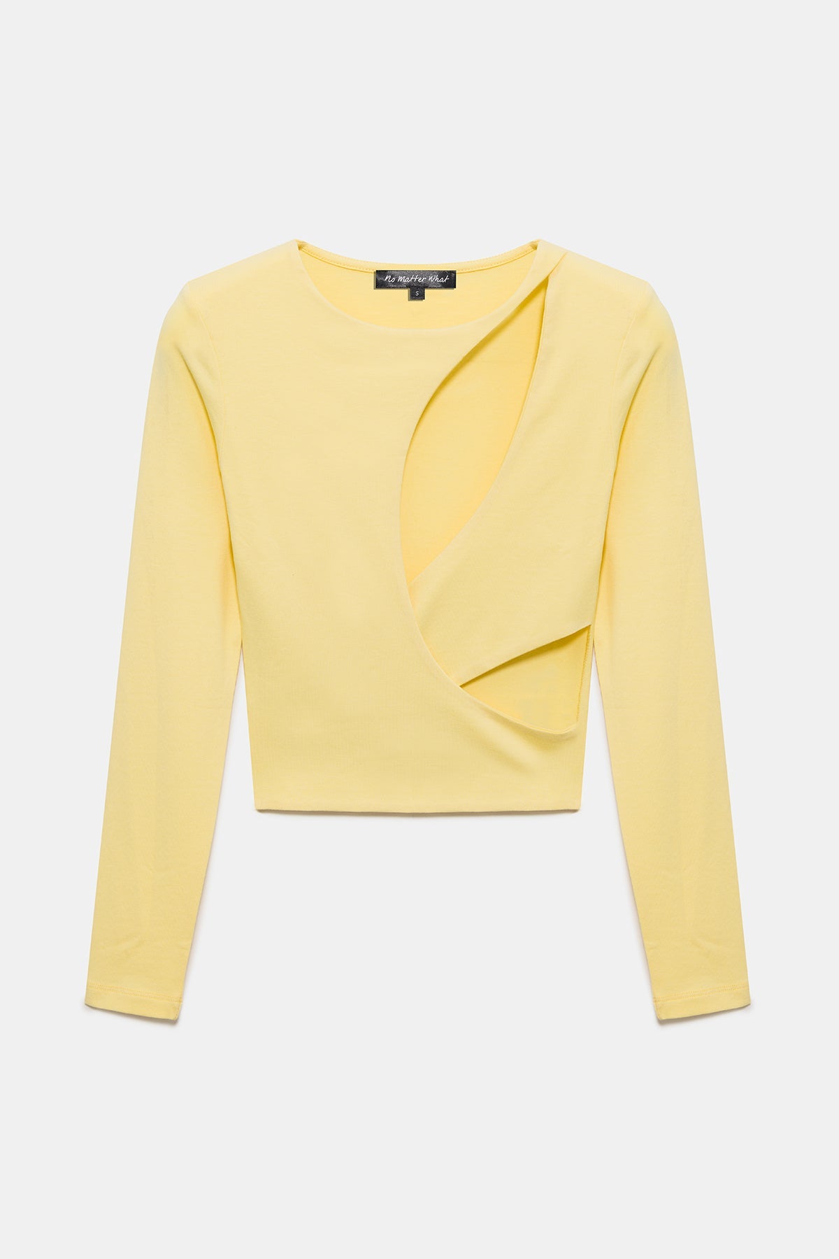 Langärmelige Crop-Bluse