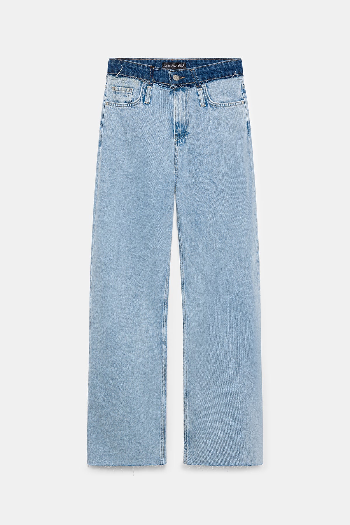 Weit geschnittene Hose mit Taillendetail