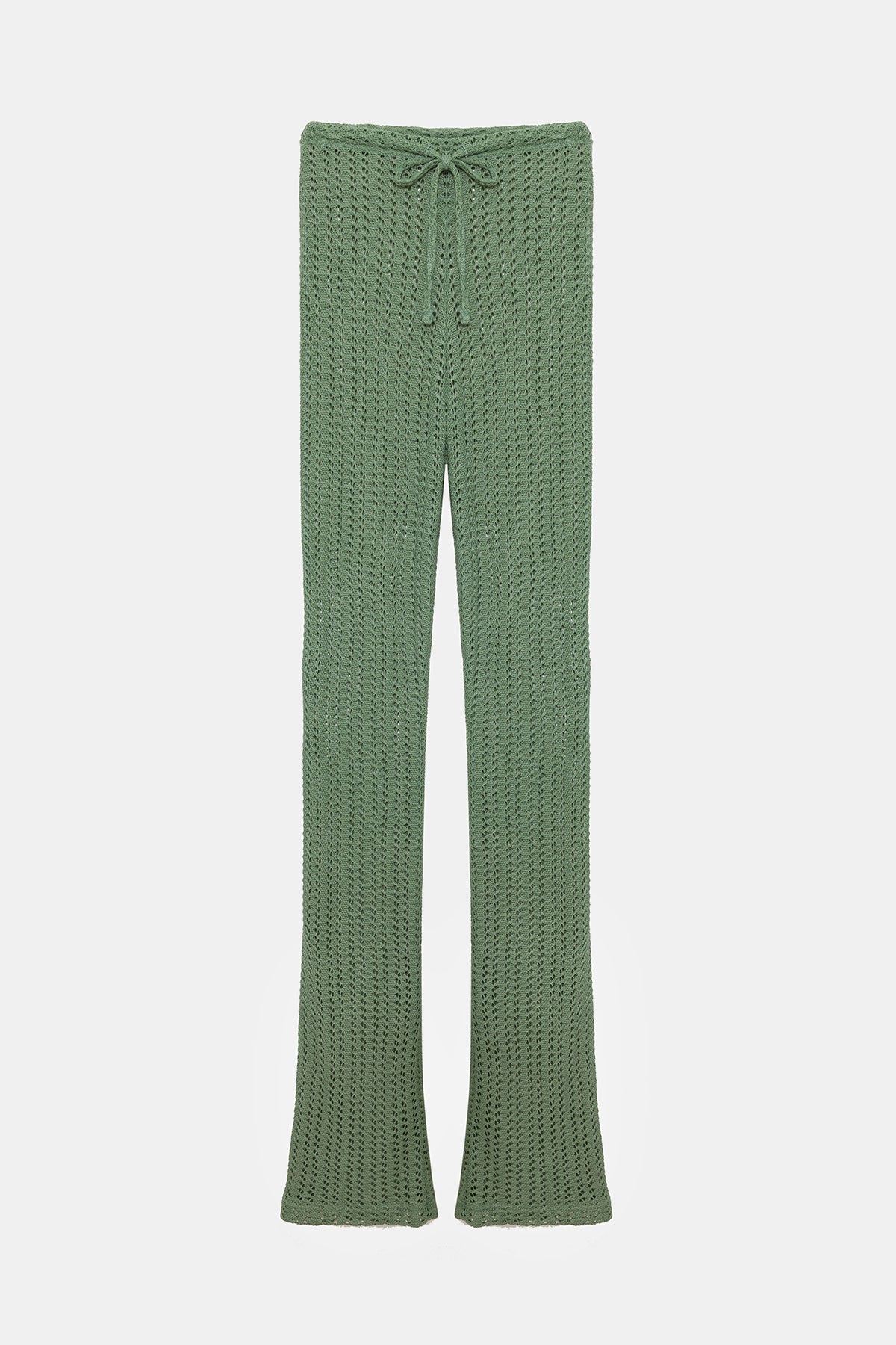 Netzhose mit gerafftem Bund