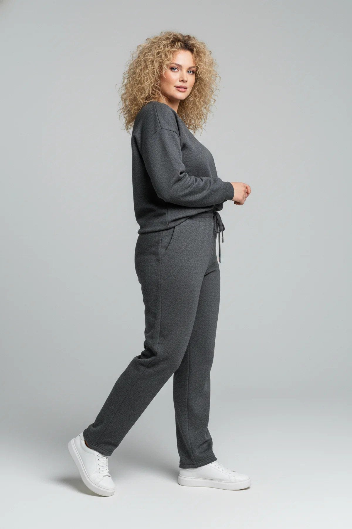 Jogginghose mit elastischem Bund und Kordelzug