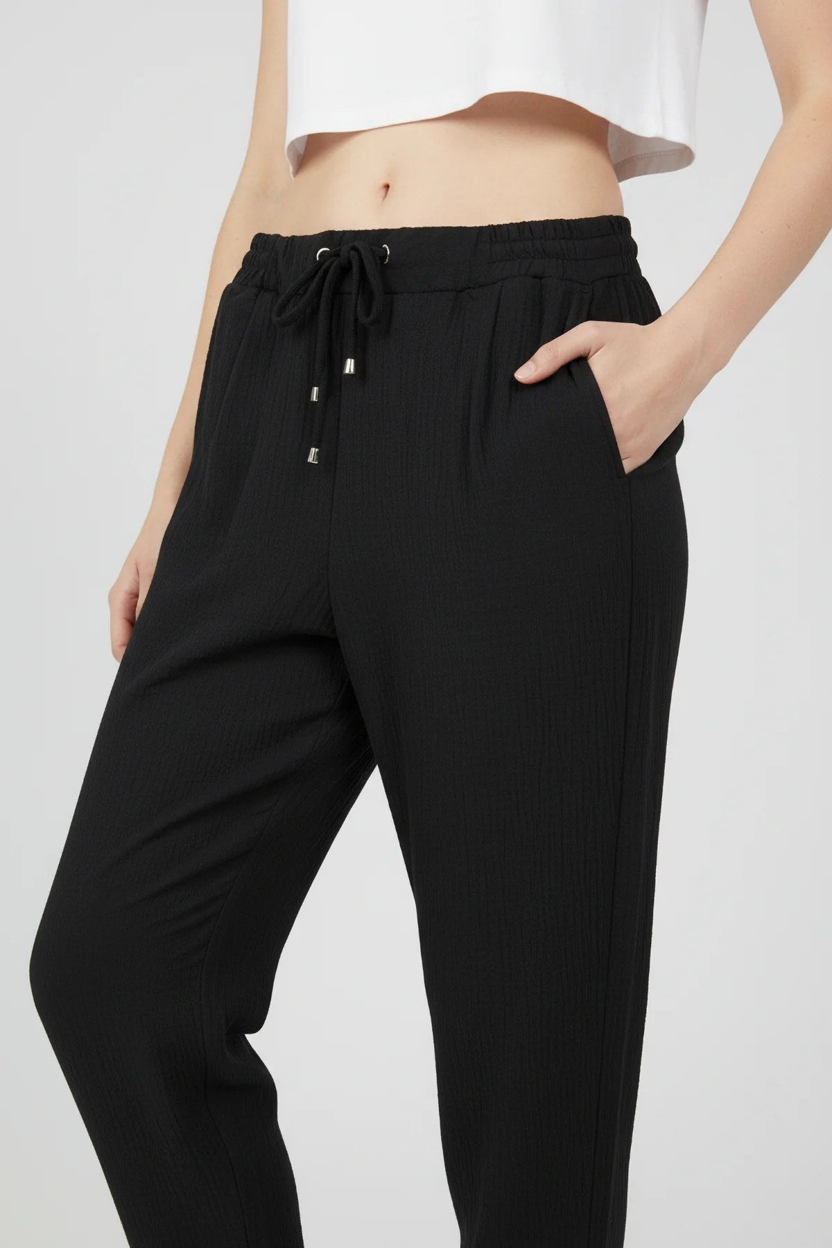 Elastische Sommerhose Knöchellang
