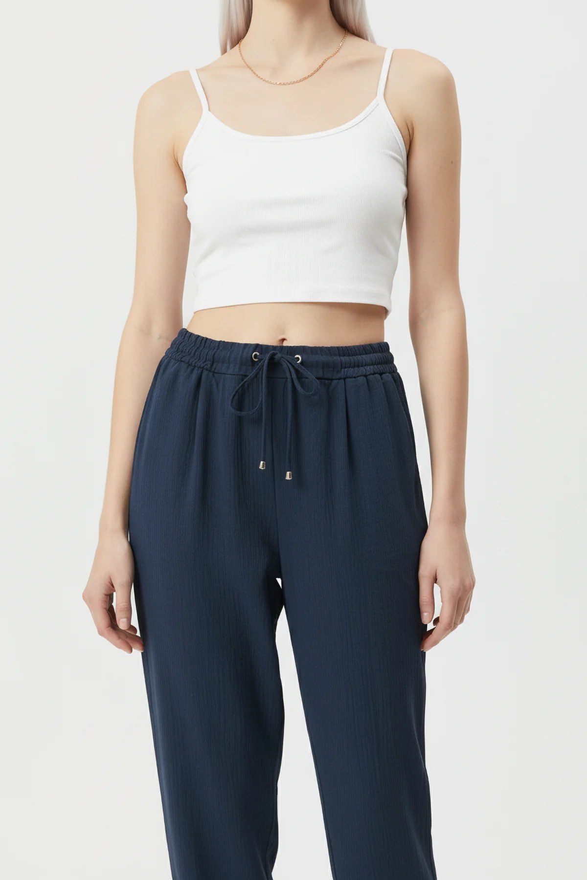 Elastische Sommerhose Knöchellang