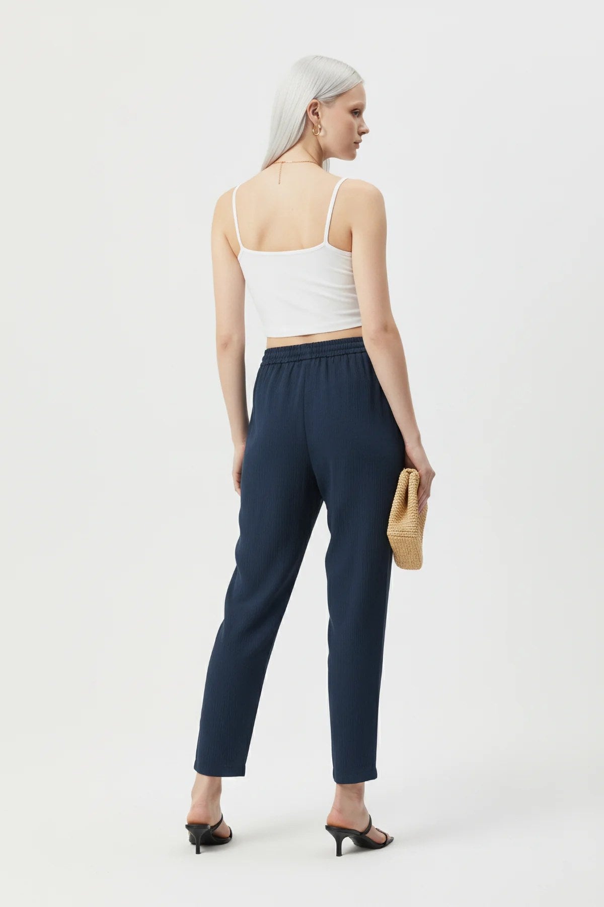 Elastische Sommerhose Knöchellang