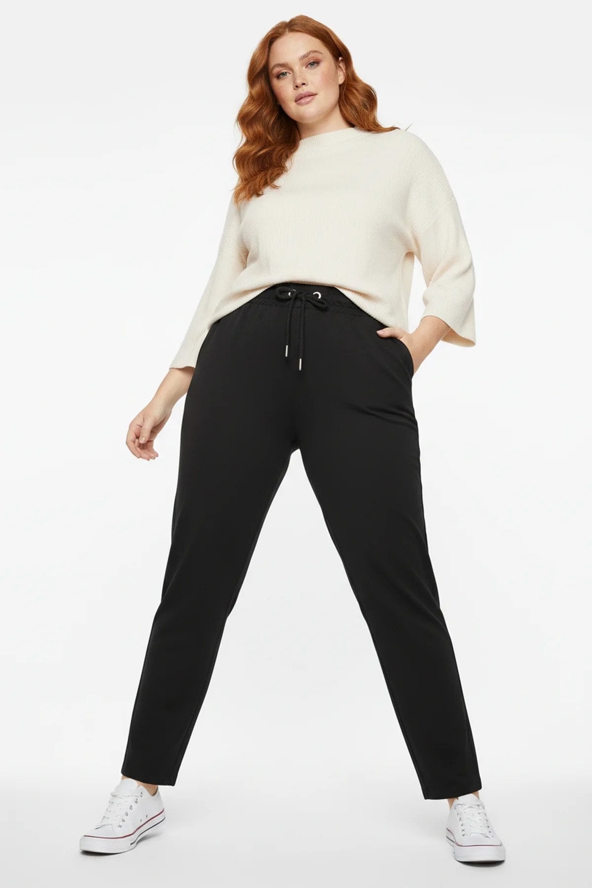 Sweatpants with Elastic Waistband