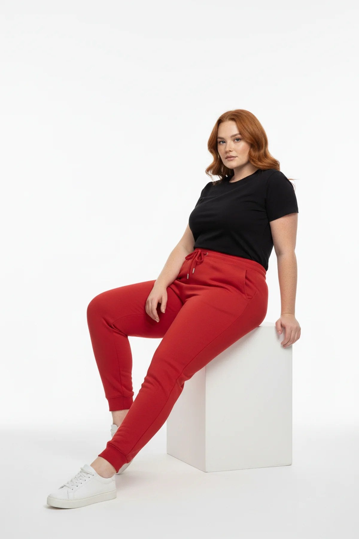 Sweatpants with Elastic Waistband