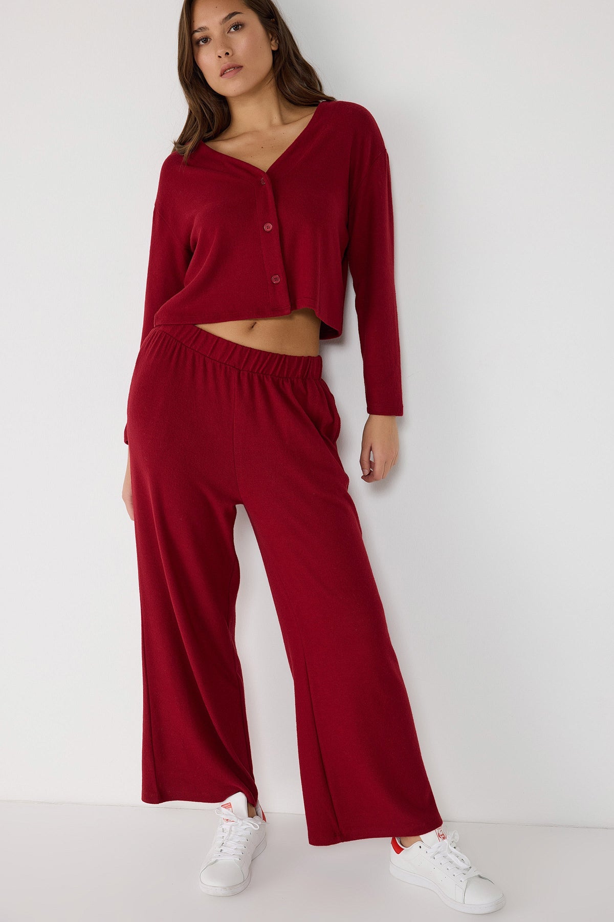 Hose mit elastischem Bund und Taschen