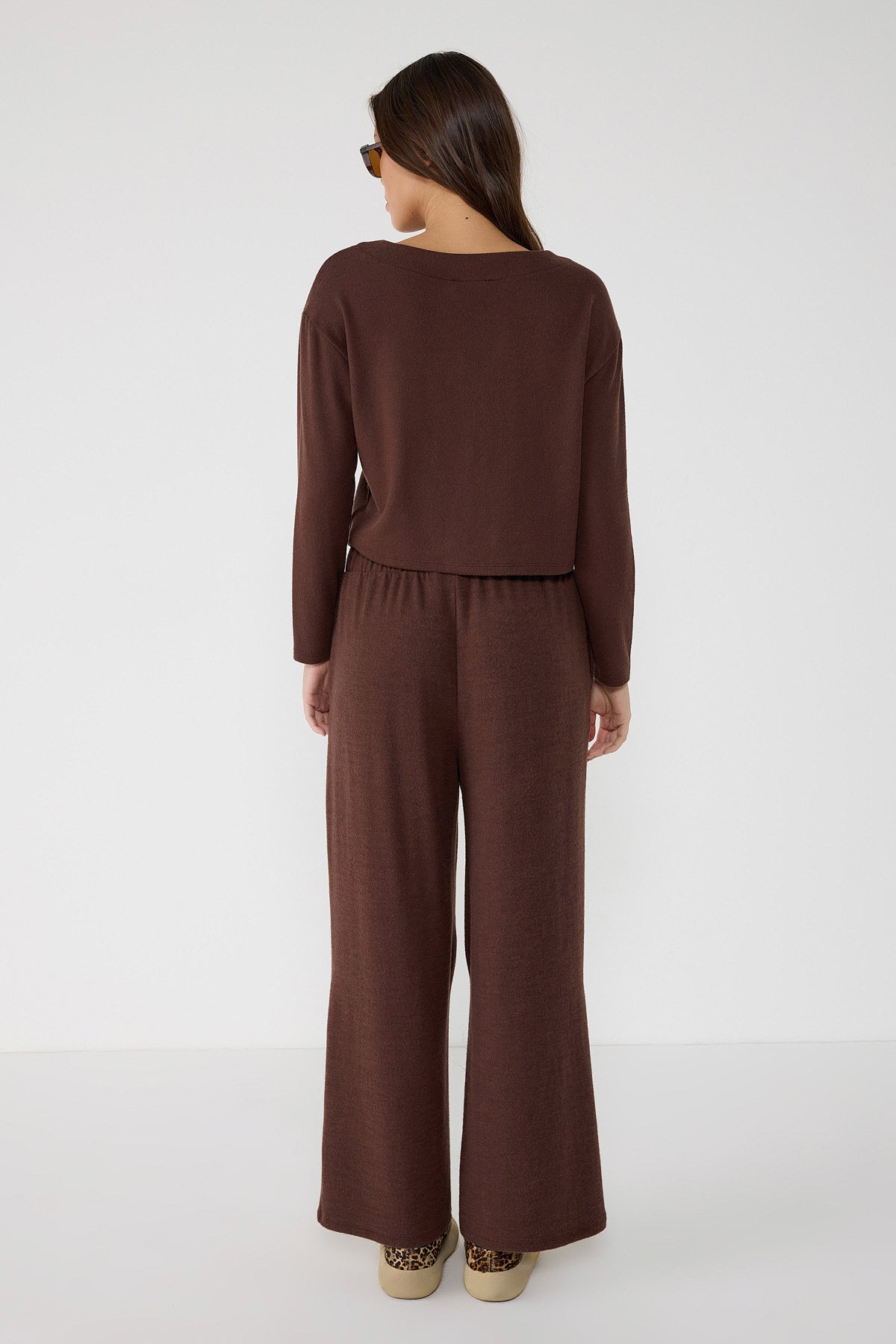 Hose mit elastischem Bund und Taschen