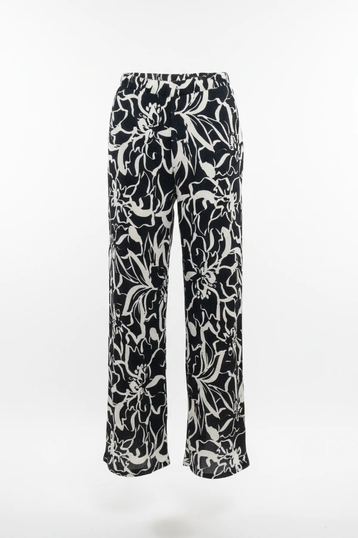 Elastische Weite Hosen mit Bund