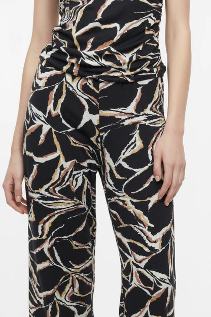 Elastische Weite Hosen mit Bund