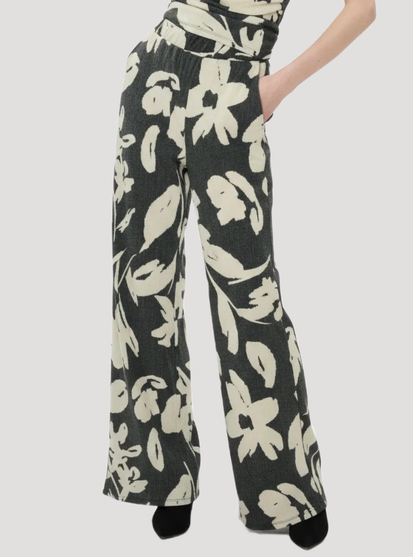 Elastische Weite Hosen mit Bund