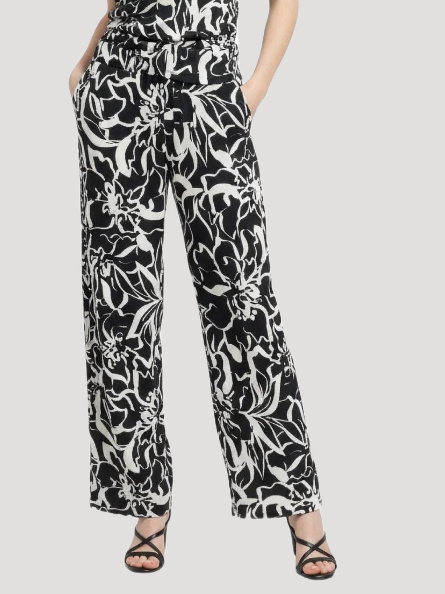 Elastische Weite Hosen mit Bund