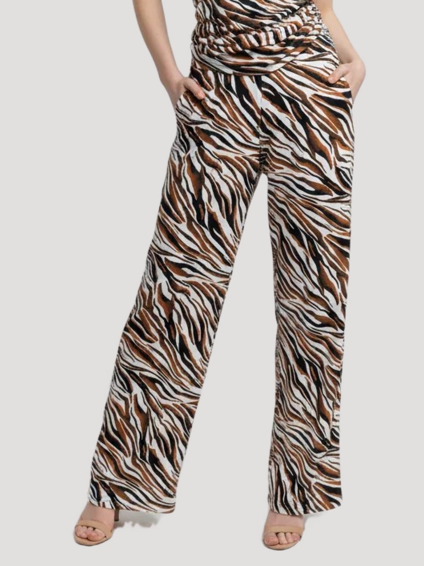 Elastische Weite Hosen mit Bund