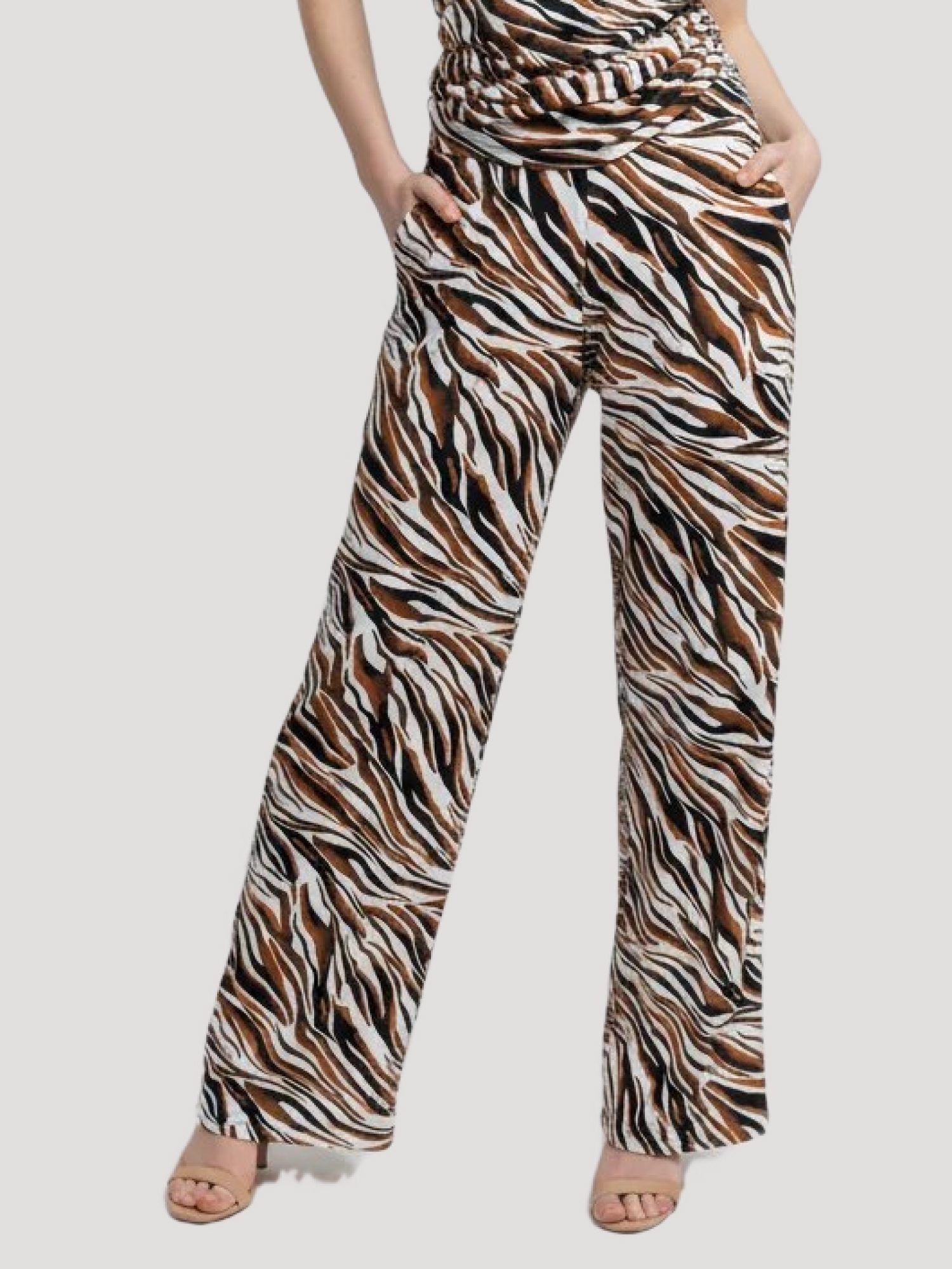 Elastische Weite Hosen mit Bund