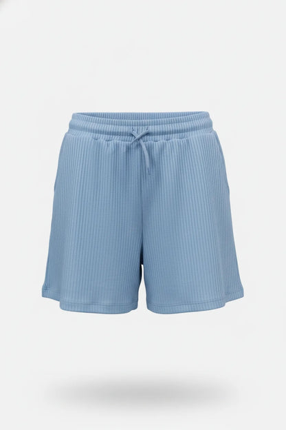Hochtaillierte Elastische Shorts