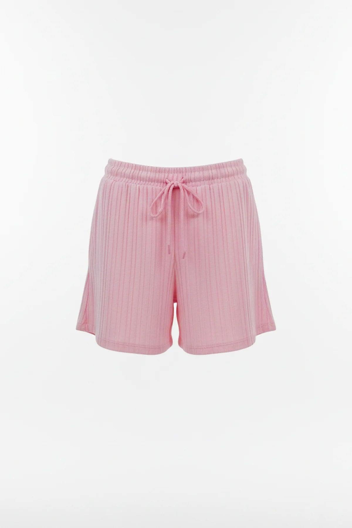 Hochtaillierte Elastische Shorts