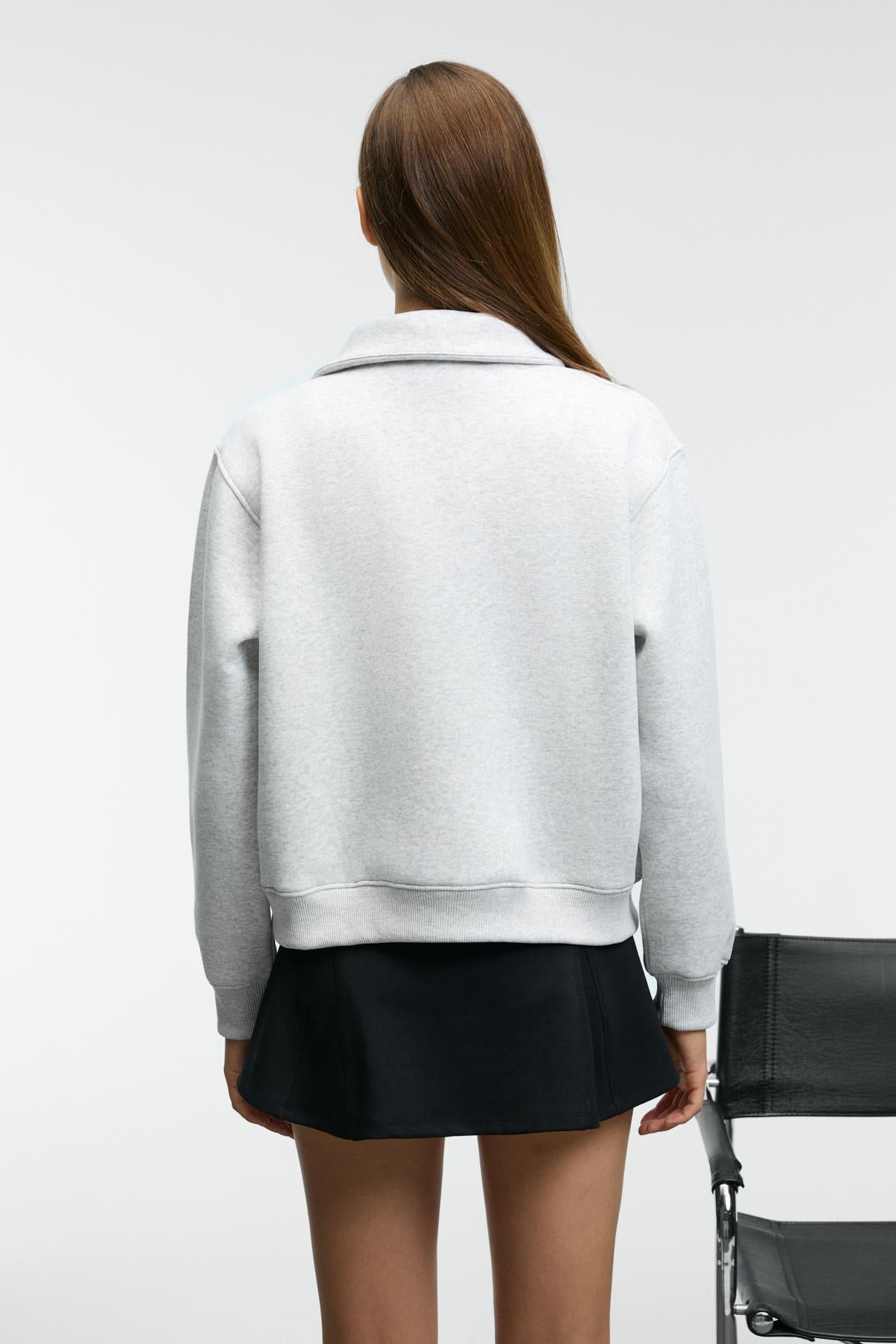 Belle Damen Sweatshirt mit Zip