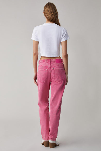 Damen Oversize T-Shirt Rundhals