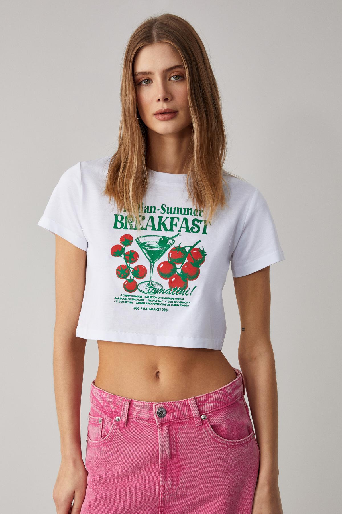Damen Oversize T-Shirt Rundhals