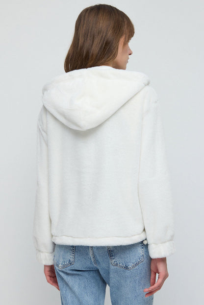 Fleecejacke mit Reißverschluss